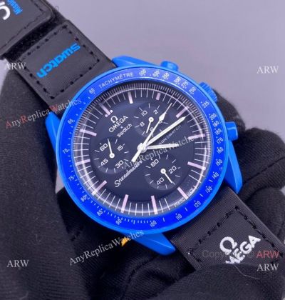 Swatch x Omega Bioceramic Moonswatch Mission to Neptune watch Quartz